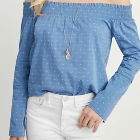 Stella&dot Gemma Top.  Blue.  XXL, 1X. - Picture 3 of 4